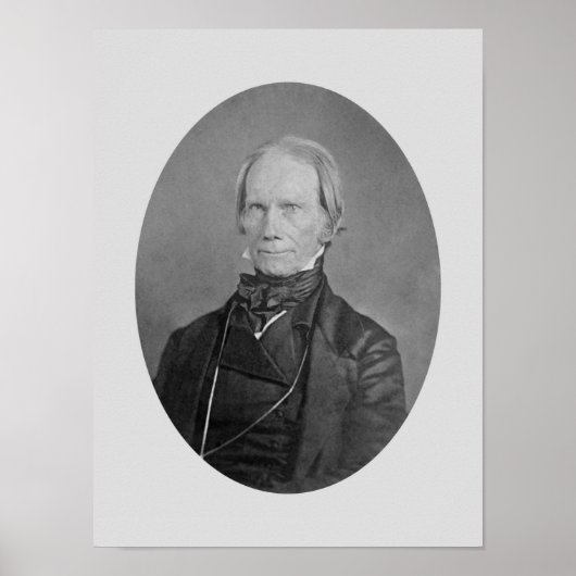 Henry Clay Photo Portrait Poster (Voorkant)