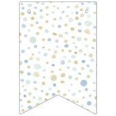 Henry Confetti Waterverf Stippen Bunting Flag Vlaggetjes (Eerste vlag)