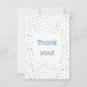 Henry Confetti Waterverf Stippen Dankjewel Kaart (Voorkant)