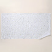 Henry Confetti Waterverf Stippen Strandlaken (Voorkant)