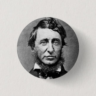 Henry David Thoreau Black & White Portret Ronde Button 3,2 Cm