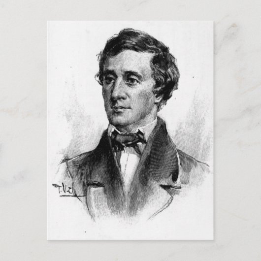 Henry David Thoreau Briefkaart (Voorkant)