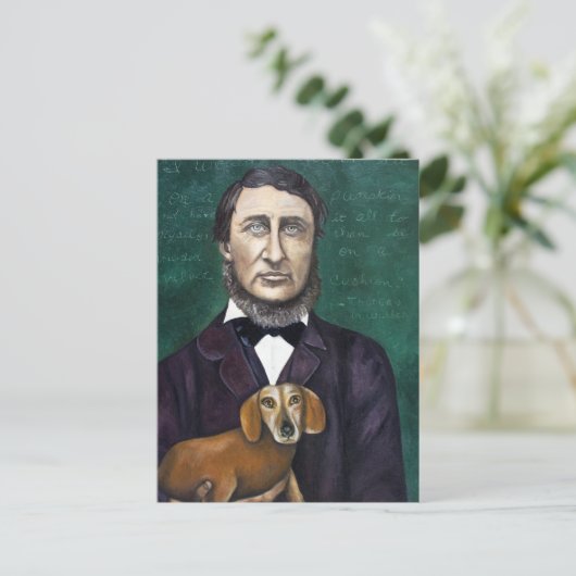 Henry David Thoreau Briefkaart (Staand voorkant)