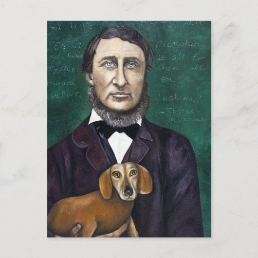 Henry David Thoreau Briefkaart (Voorkant)