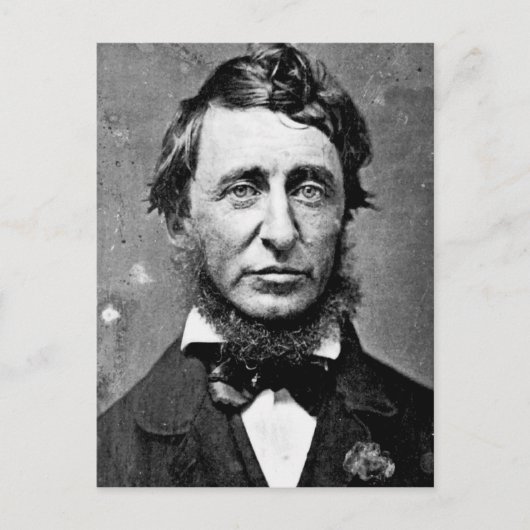 Henry David Thoreau Briefkaart (Voorkant)