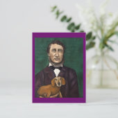 Henry David Thoreau Briefkaart (Staand voorkant)