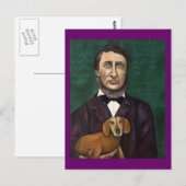 Henry David Thoreau Briefkaart (Voorkant / Achterkant)