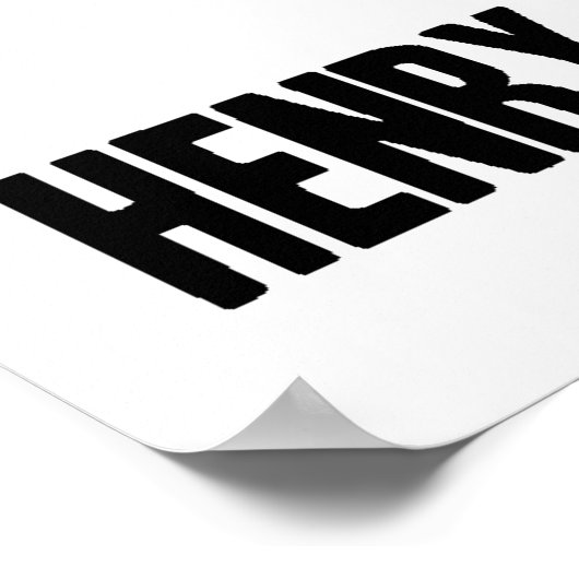 Henry David Thoreau Disobedience True Liberty Poster (Hoek)