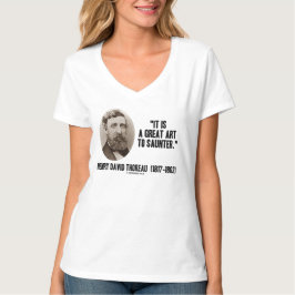 Henry David Thoreau het is een geweldige kunst om  T-shirt