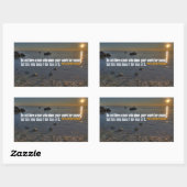 Henry David Thoreau Inspirerend citaat "Werk" Rechthoekige Sticker (Vel)