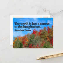 Henry David Thoreau Inspirerend Quote "Canvas"