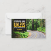 Henry David Thoreau Inspirerend Quote "Terug" Notitiekaartje (Voorkant)