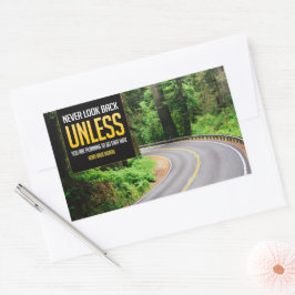 Henry David Thoreau Inspirerend Quote "Terug" Rechthoekige Sticker