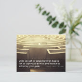 Henry David Thoreau Inspirerend quote "Word" Briefkaart (Staand voorkant)