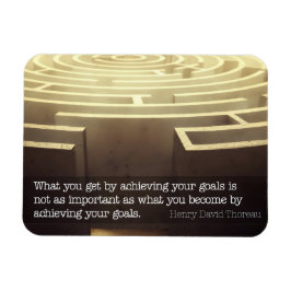 Henry David Thoreau Inspirerend quote "Word" Magneet