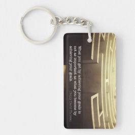 Henry David Thoreau Inspirerend quote "Word" Sleutelhanger