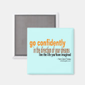 Henry David Thoreau Magnet (Voorkant / Achterkant)
