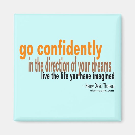 Henry David Thoreau Magnet (Voorkant)