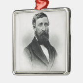 Henry David Thoreau Metalen Ornament (Links)