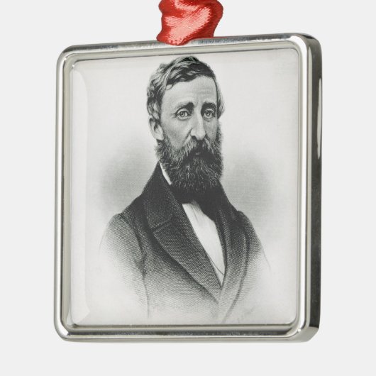 Henry David Thoreau Metalen Ornament (Links)