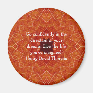 Henry David Thoreau Motivatie Dream Quotation Magneet