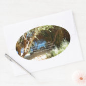 Henry David Thoreau Motivatie Dream Quotation Ovale Sticker (Envelop)
