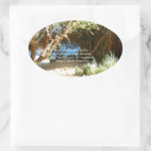Henry David Thoreau Motivatie Dream Quotation Ovale Sticker (Tas)