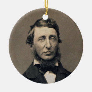 Henry David Thoreau Portrait Maxham daguerreotype Keramisch Ornament