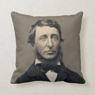 Henry David Thoreau Portrait Maxham daguerreotype Kussen