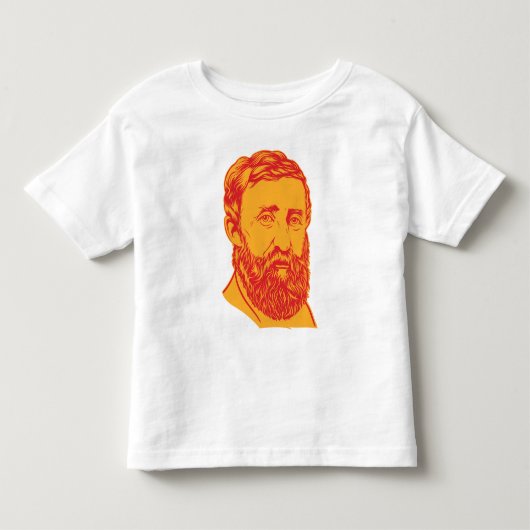 Henry David Thoreau portret Kinder Shirts (Voorkant)