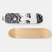 Henry David Thoreau portret Persoonlijk Skateboard (Horizontaal)