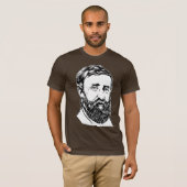 Henry David Thoreau portret T-shirt (Voorkant volledig)