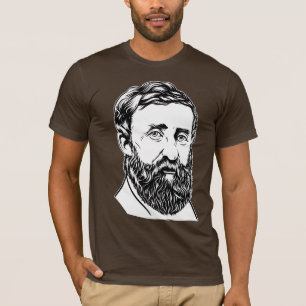 Henry David Thoreau portret T-shirt