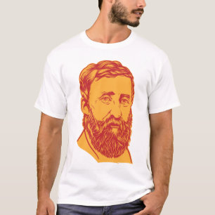 Henry David Thoreau portret T-shirt