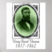 Henry David Thoreau Poster (Voorkant)