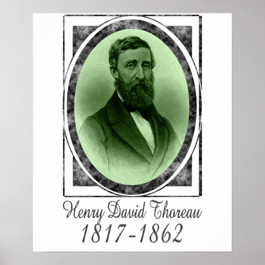 Henry David Thoreau Poster (Voorkant)