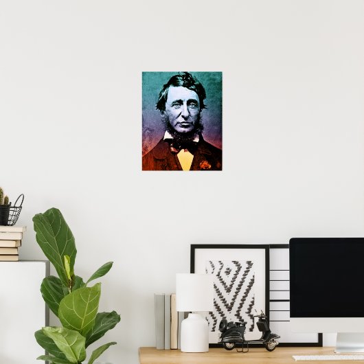 Henry David Thoreau Poster (Thuiskantoor)