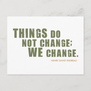 Henry David Thoreau Quote Briefkaart