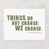 Henry David Thoreau Quote Briefkaart (Voorkant)