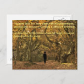 Henry David Thoreau spirituele drumslag Briefkaart (Voorkant / Achterkant)