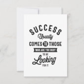 Henry David Thoreau. SUCCES RSVP Kaartje (Voorkant)