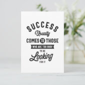 Henry David Thoreau. SUCCES RSVP Kaartje (Staand voorkant)