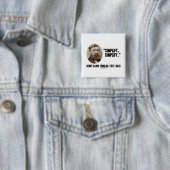 Henry David Thoreau vereenvoudigt Quote Vierkante Button 5,1 Cm (In situ)