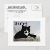 Henry de Feline Fiber Artist Post Card Briefkaart (Voorkant / Achterkant)