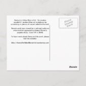 Henry de Feline Fiber Artist Post Card Briefkaart (Achterkant)