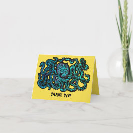 Henry de Gelukkige Octopus Dank u Kaarten