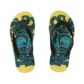 Henry de Happy Octopus Teenslippers