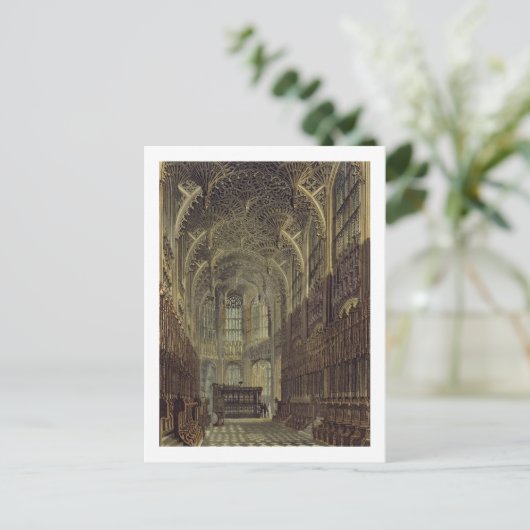 Henry de zevende kapel, bord 8 van 'Westminste' Briefkaart (Staand voorkant)