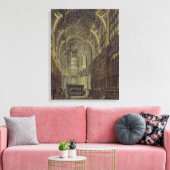 Henry de zevende kapel, bord 8 van 'Westminste' Canvas Afdruk (Insitu (Woonkamer))