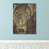 Henry de zevende kapel, bord 8 van 'Westminste' Canvas Afdruk (Insitu (Houten vloer))